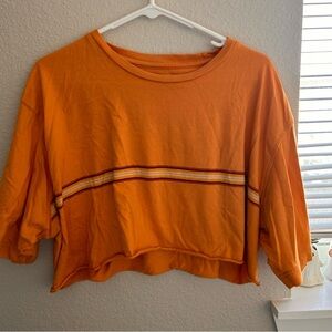 Orange Women's crop Top